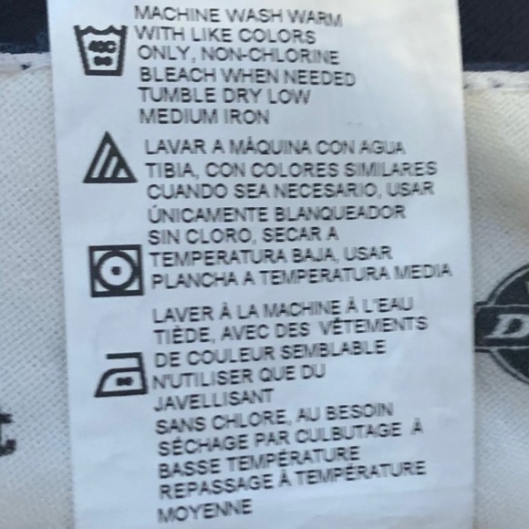 Dickie's 874 Original Work Pants Loose Fit Patchwork
Waist Cargo Pants Navy Blue - Picture 13 of 13